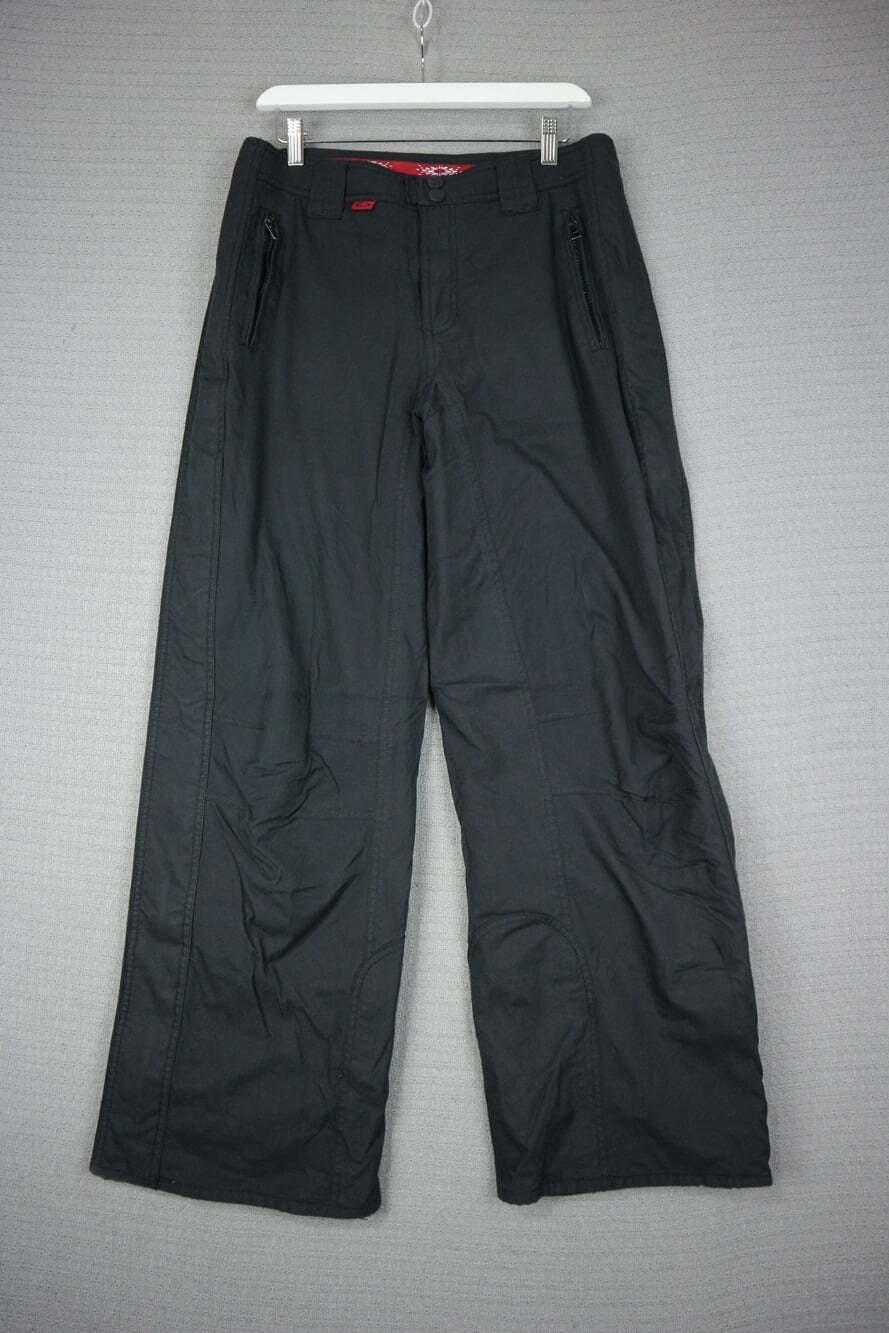 Oakley Vintage Y2K Snow Pants Black Size Small Nylon Outerwear Ski Gear